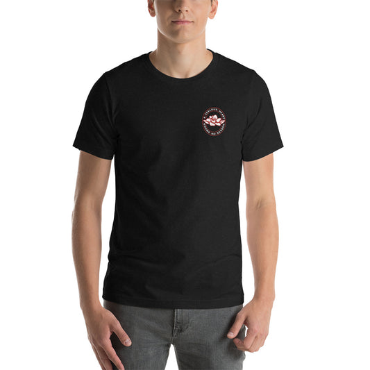 Magnolia & Elderflower Heart Tee - Black